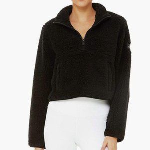 ALO Yoga Shanti Half Zip Sherpa